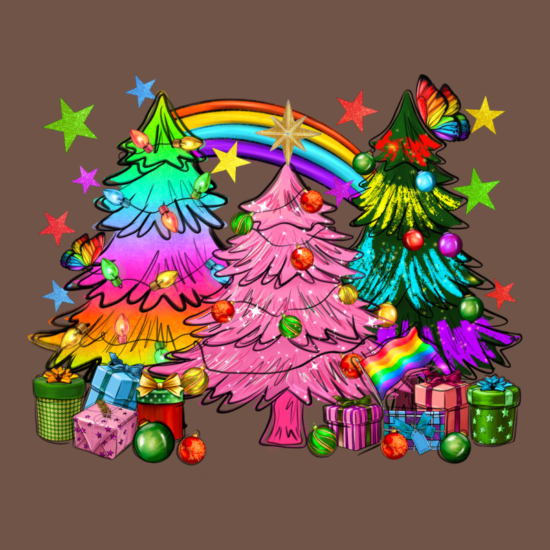 Pride Christmas Trees Premium Sweatshirt by HowdyJamesFarm | Teevron