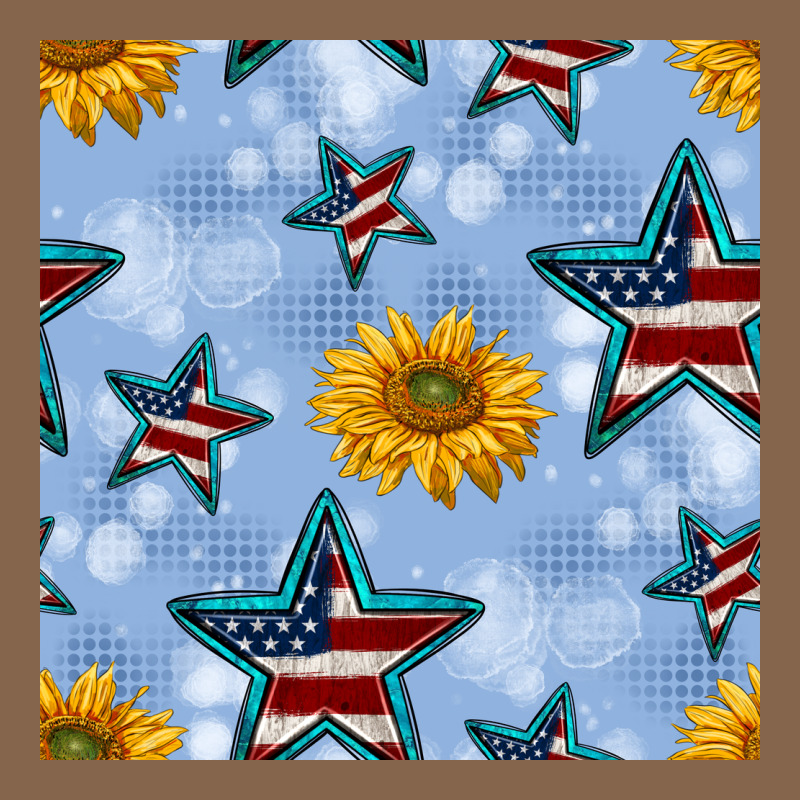 Patriotic Stars And Sunflower Premium Tee by BundleAndBundleShop | Teevron