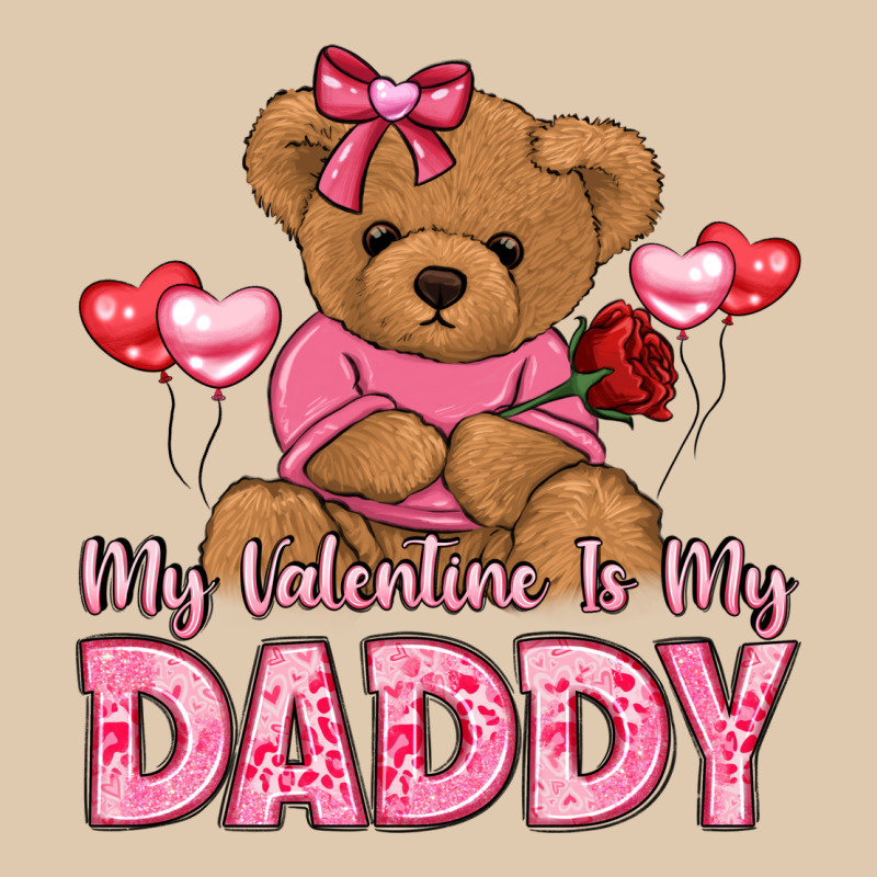 My Valentine Is My Daddy Heavyweight Sweatshirt by LillyAllenDesigns | Teevron