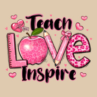 Teach Love Inspire Teacher Valentines Day Heavyweight Sweatshirt | Teevron