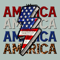 America With Lightning Bold Heavyweight Hoodie | Teevron