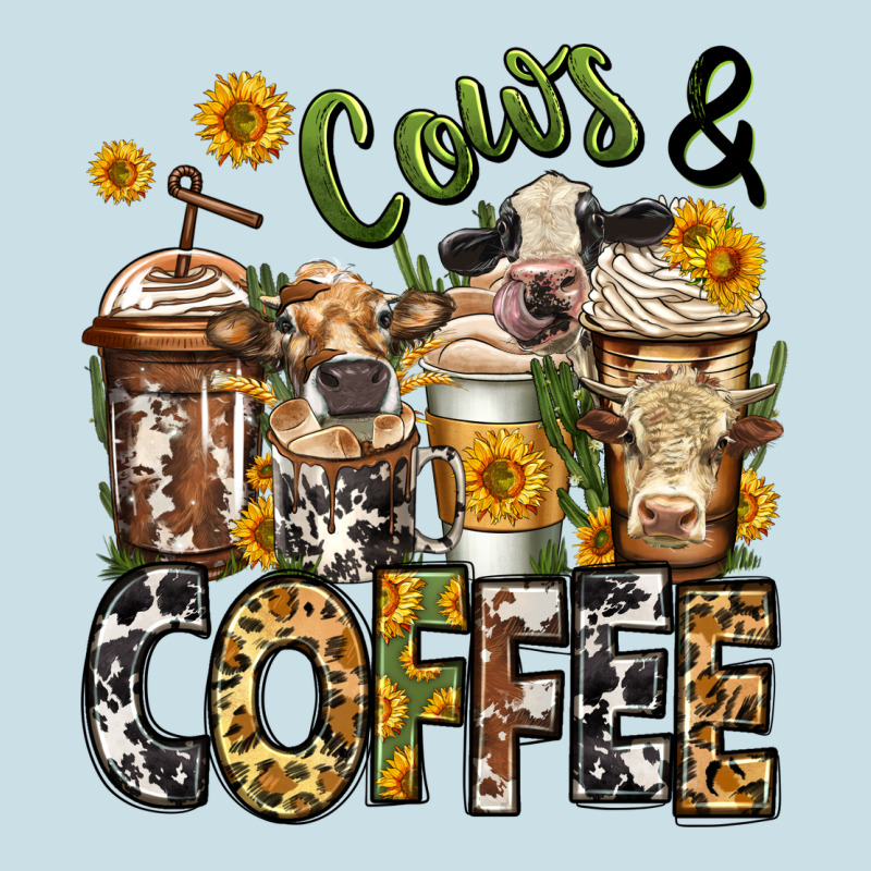Cows And Coffee Cups Ladies Tee by Jasminsmagicworld | Teevron