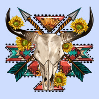 Aztec Western Bull Skull Urban Heavy Tee | Teevron