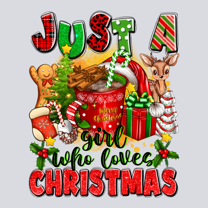 Just A Girl Who Loves Christmas Zipper Hoodie by texasbilliewilder | Teevron