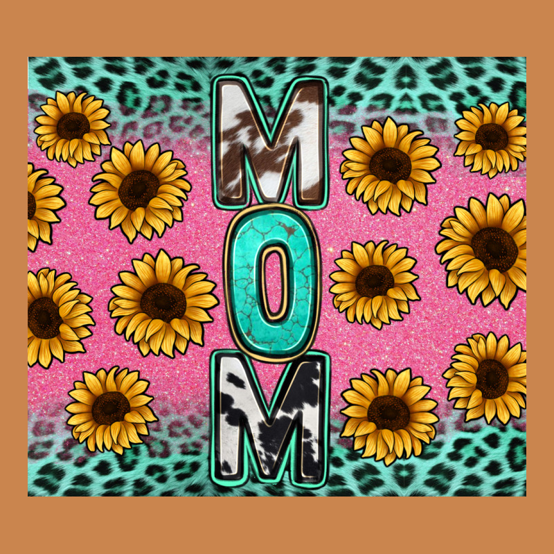 Mom Sunflower Glitter Heavyweight Hoodie by CowGirlArtShop | Teevron