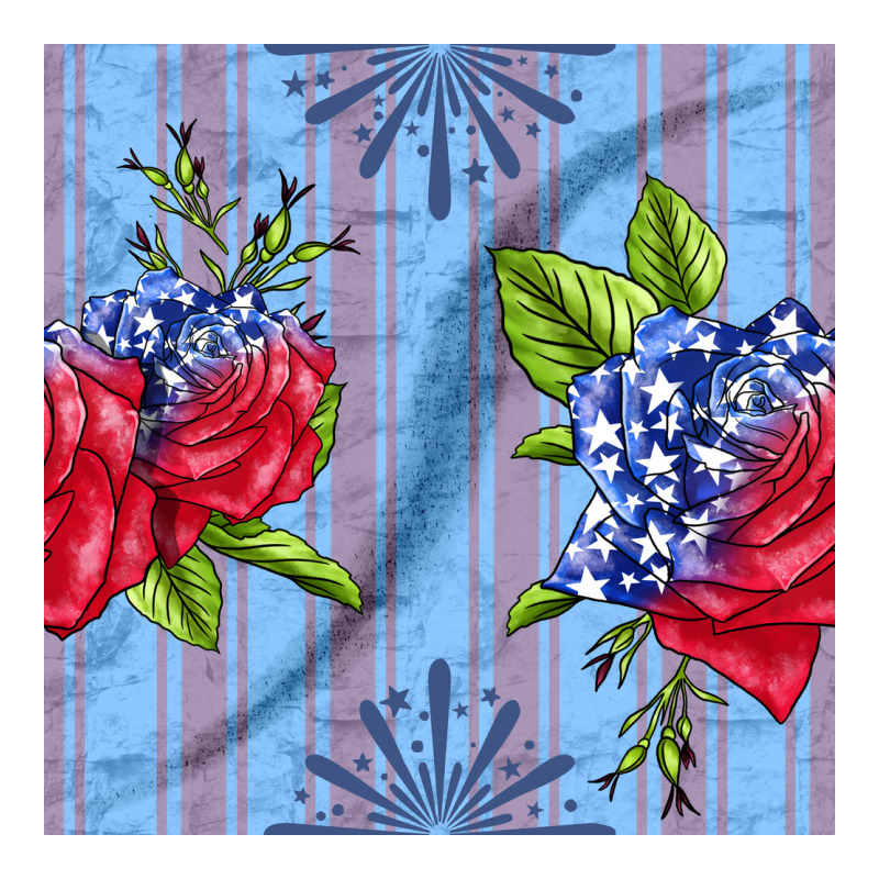 Patriotic Rose Premium Tee by BundleAndBundleShop | Teevron
