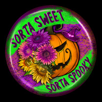 Halloween Round Earrings Long Sleeve Tee | Teevron