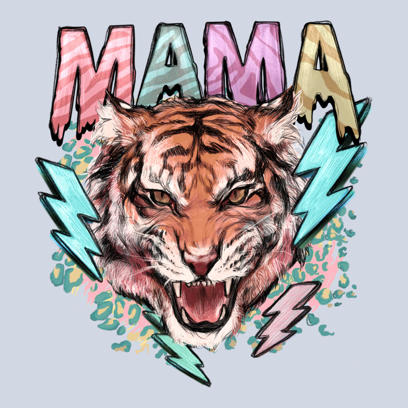 Mama Tiger Lightning Bolt Premium Sweatshirt by HowdyJamesFarm | Teevron