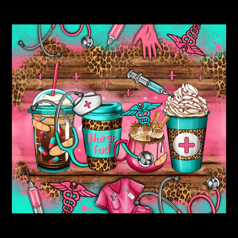Nurse Fuel Coffee Cups Ladies Tee by Jasminsmagicworld | Teevron