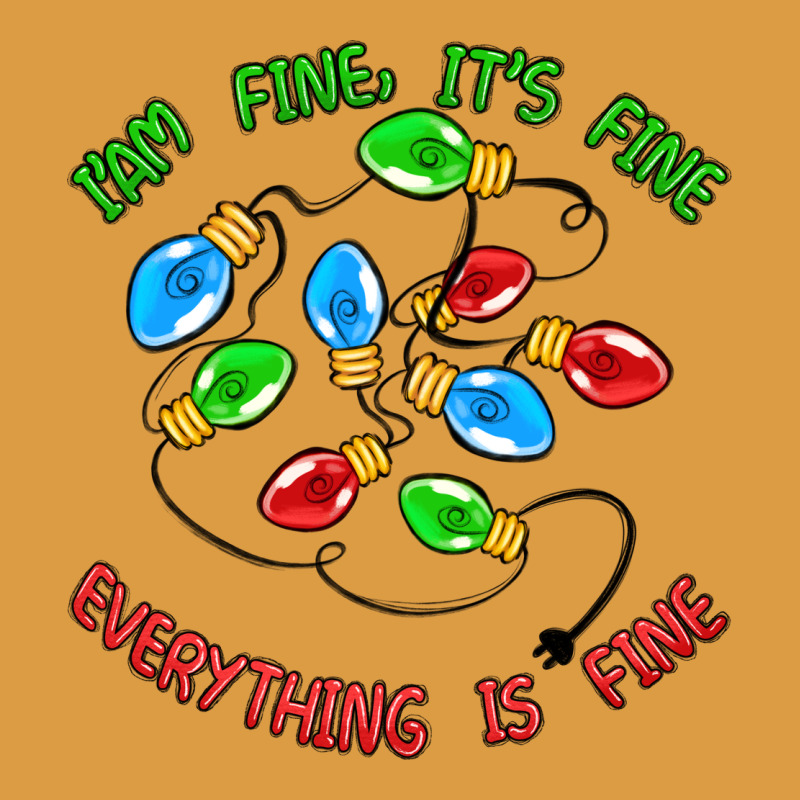 I'm Fine It's Fine Everything Is Fine Urban Heavy Tee by MaliasSmallBusiness | Teevron