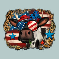4th Of July Cow Heavy Core Tee | Teevron
