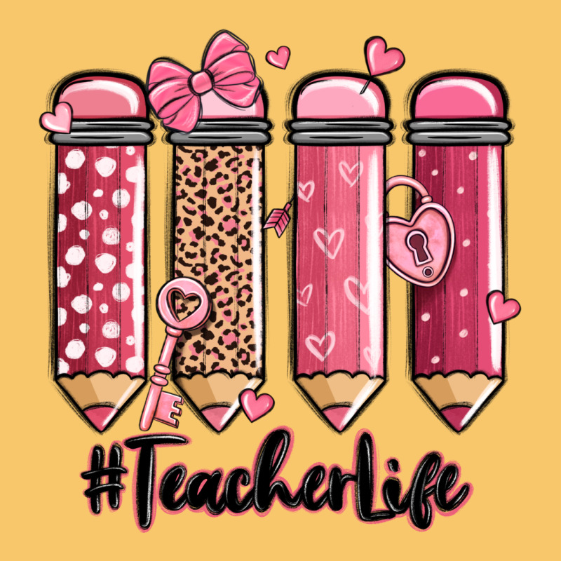 Valentine's Day Teacher Life Pencils Vintage Hoodie by MaliasSmallBusiness | Teevron