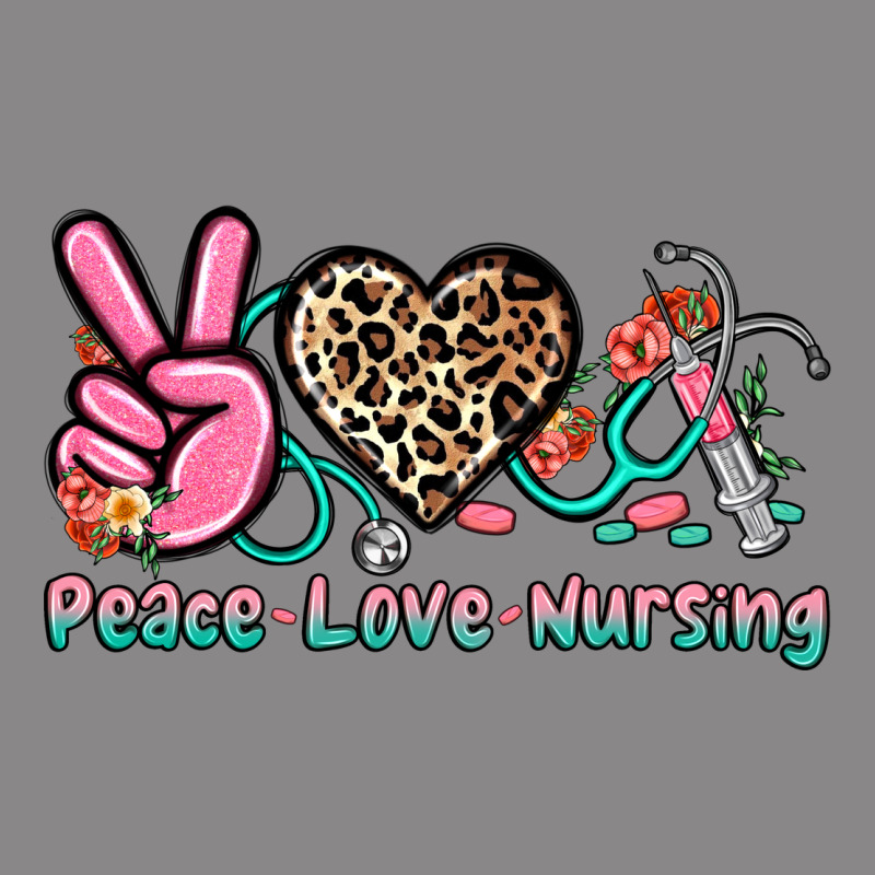 Peace Love Nursing Vintage Tee by NancyCooperArtShop | Teevron