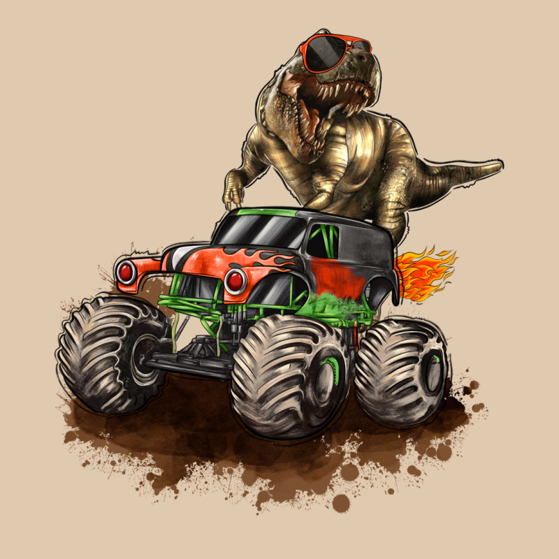 Monster Truck And T Rex Dinosaur Heavyweight Sweatshirt by LillyAllenDesigns | Teevron