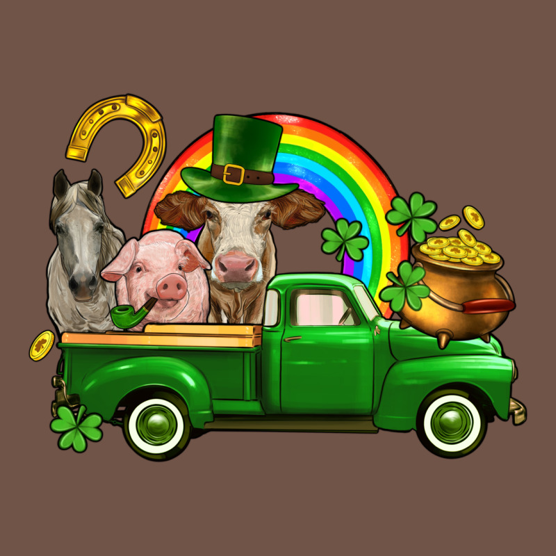 St. Patrick's Day Farm Animals Premium Sweatshirt by CowGirlArtShop | Teevron