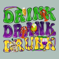 Drink Drank Drunk Mardi Gras Heavyweight Hoodie | Teevron