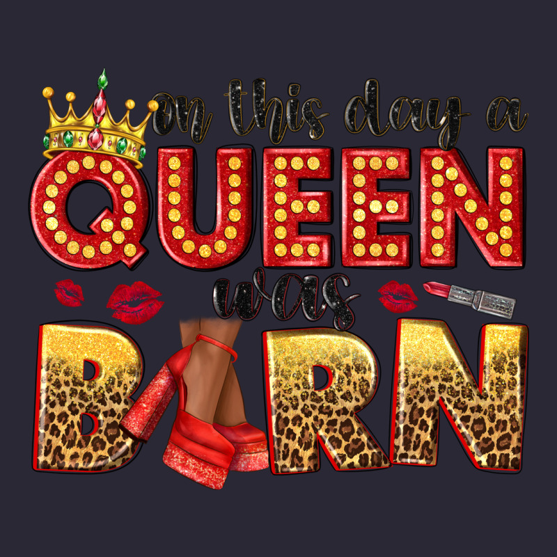 On This Day A Queen Was Born Vintage Tee by NancyCooperArtShop | Teevron