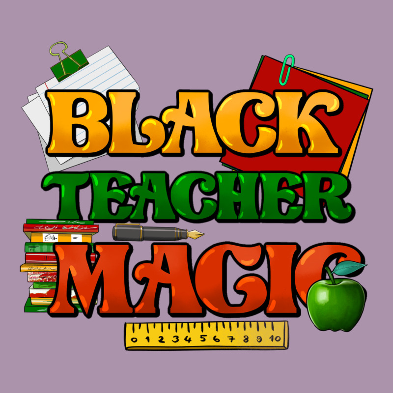 Black Teacher Magic Heavyweight Hoodie by HowdyJamesFarm | Teevron