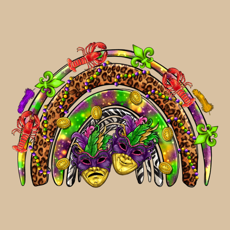 Mardi Gras Rainbow Heavyweight Hoodie by HowdyJamesFarm | Teevron