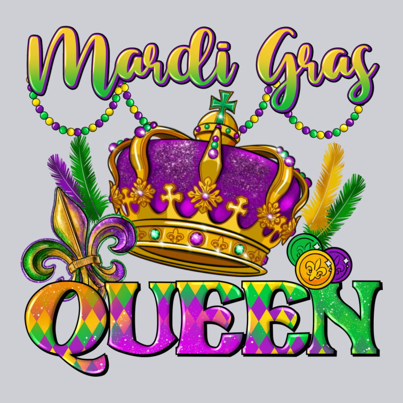 Mardi Gras Queen Heavyweight Sweatshirt by LillyAllenDesigns | Teevron