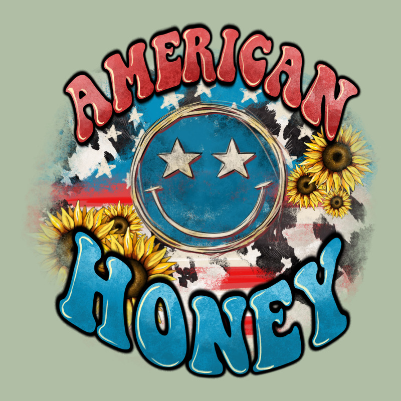 American Honey Smiley Urban Heavy Tee by NancyCooperArtShop | Teevron