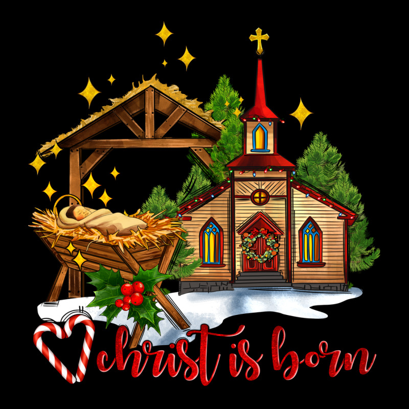 The Church  Chrıst Is Born Ladies Tee by AdoDesignShop | Teevron