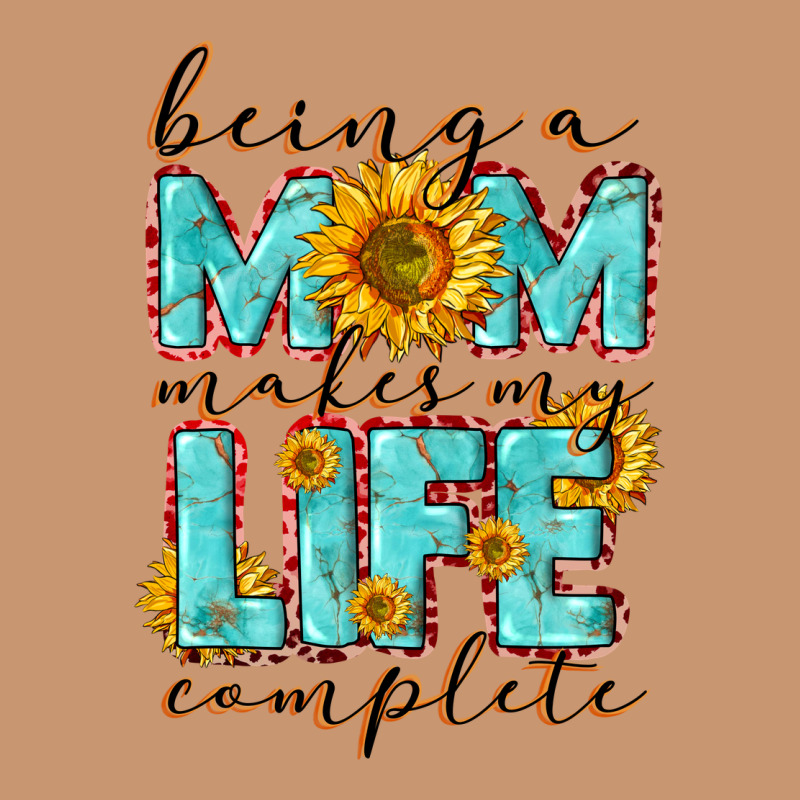 Being A Mom Makes My Life Complete Mother's Day Heavyweight Hoodie by CowGirlArtShop | Teevron