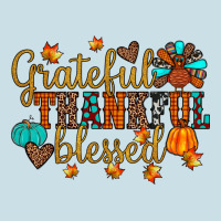 Grateful Thankful Blessed Ladies Tee | Teevron