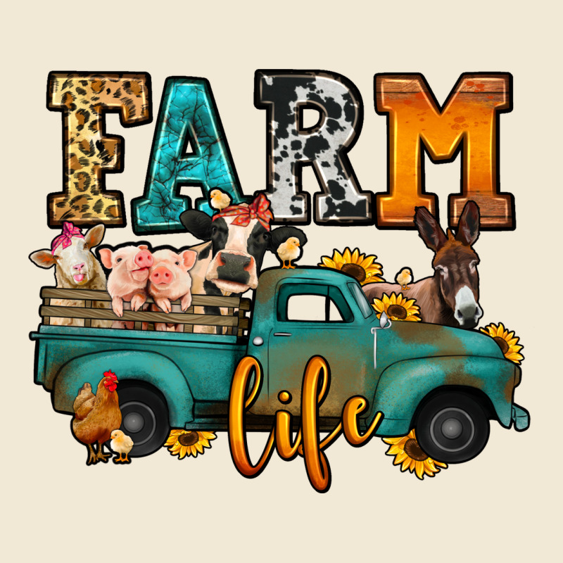Farm Life Farm Animals Truck Ladies Tee by Jasminsmagicworld | Teevron