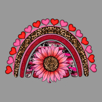Valentine's Day Sunflower Rainbow Vintage Hoodie | Teevron