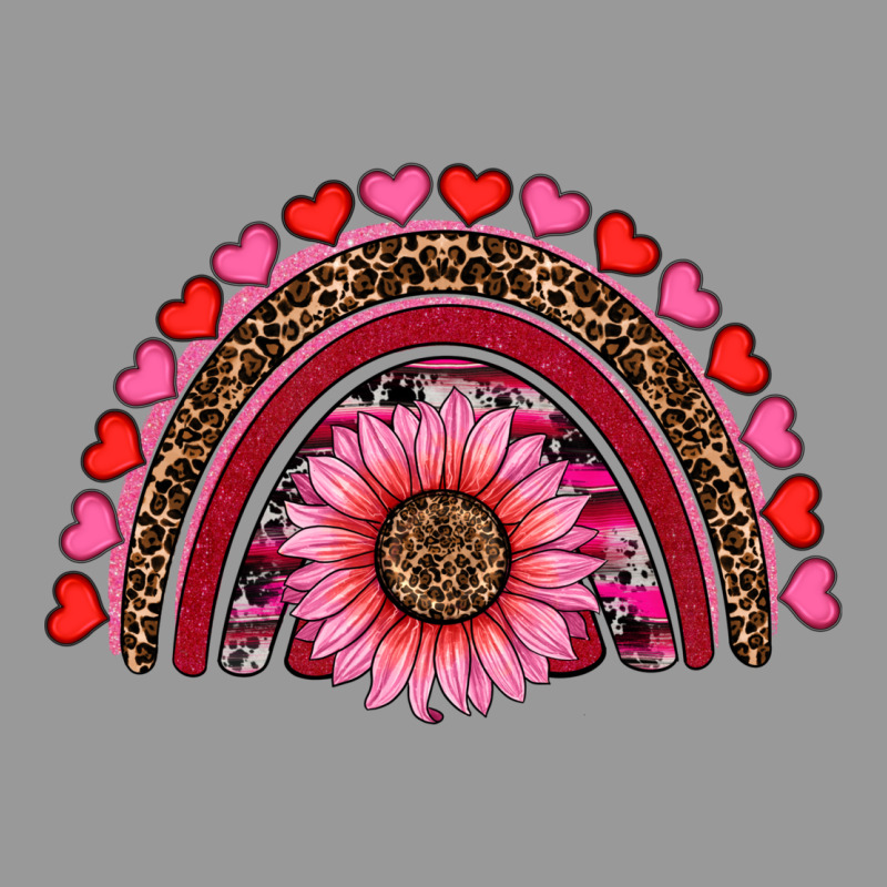 Valentine's Day Sunflower Rainbow Vintage Hoodie by RanaPortraitStore | Teevron