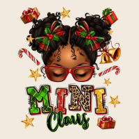 Mini Claus Messy Bun Zipper Hoodie | Teevron