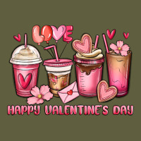 Happy Valentine's Day Coffee Cups Vintage Tee | Teevron