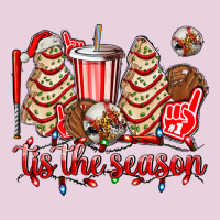 Tis The Season Christmas Tree  Cake Baseball Ladies Tee | Teevron