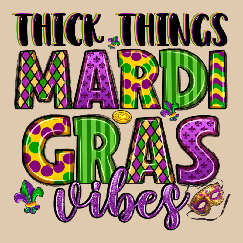 Thick Things Mardi Gras Vibes Heavyweight Sweatshirt by LillyAllenDesigns | Teevron