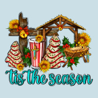 Tis The Seasin With Christmas Cake Abd Jesus Ladies Tee | Teevron
