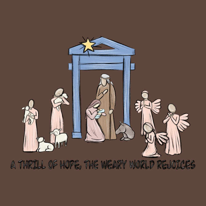 A Thrill Of Hope Nativity Classic Tee by MaliasSmallBusiness | Teevron