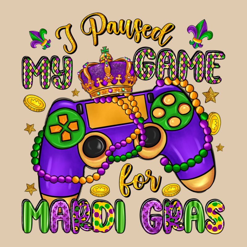 I Paused My Game For Mardi Gras Heavyweight Sweatshirt by LillyAllenDesigns | Teevron