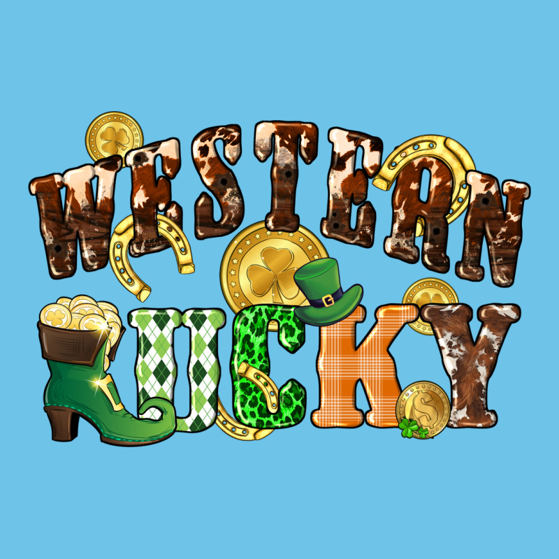 Western Lucky St. Patrick's Day Premium Sweatshirt by CowGirlArtShop | Teevron