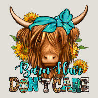 Barn Hair Don't Care Long Haired Cow Heavy Core Tee | Teevron