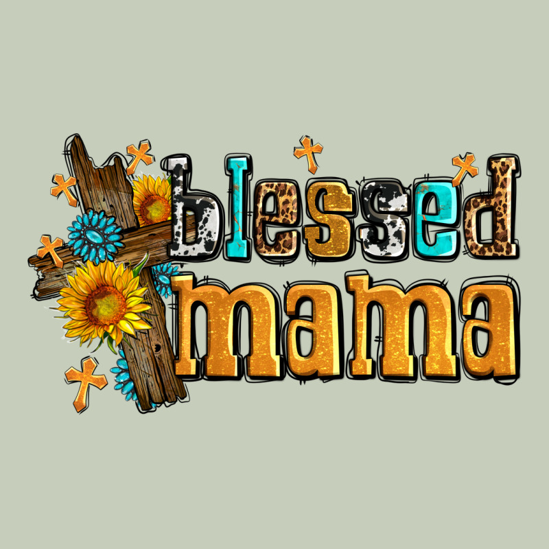 Blessed Mama Ladies Tee by AdoDesignShop | Teevron