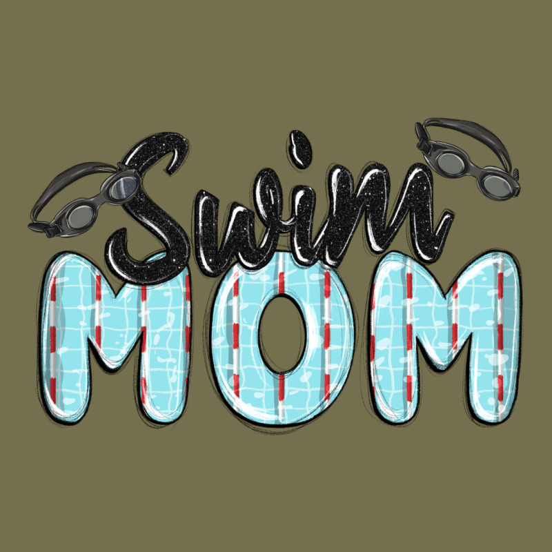Swim Mom Vintage Hoodie by MaliasSmallBusiness | Teevron