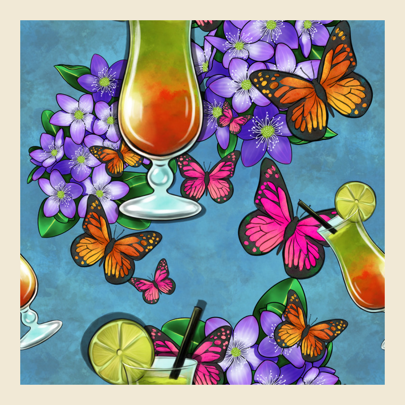 Butterfly Cocktail Premium Tee by BundleAndBundleShop | Teevron