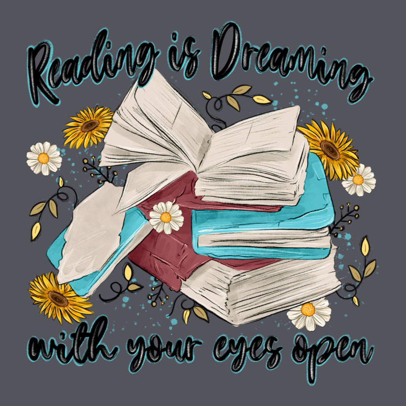 Reading Is Dreaming With Your Eyes Open Vintage Hoodie by MaliasSmallBusiness | Teevron