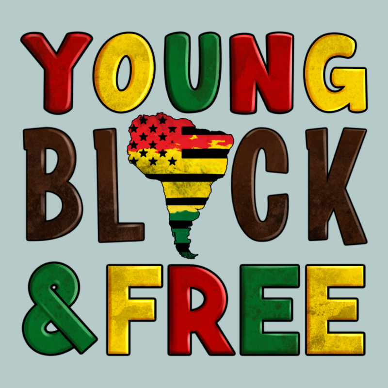 Young Black And Free Heavy Core Tee by Artiststas | Teevron