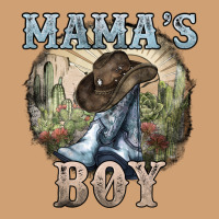 Mamas Boy Western Cowboy Boots Cactus Vintage Tee | Teevron