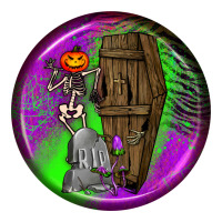 halloween round earrings 1 | Teevron