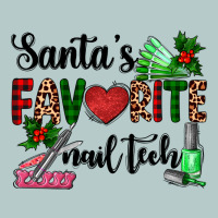 Santa's Favorite Nail Tech Heavy Core Tee | Teevron