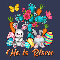 He Is Risen With Cross Easter Day Heavyweight Hoodie | Teevron