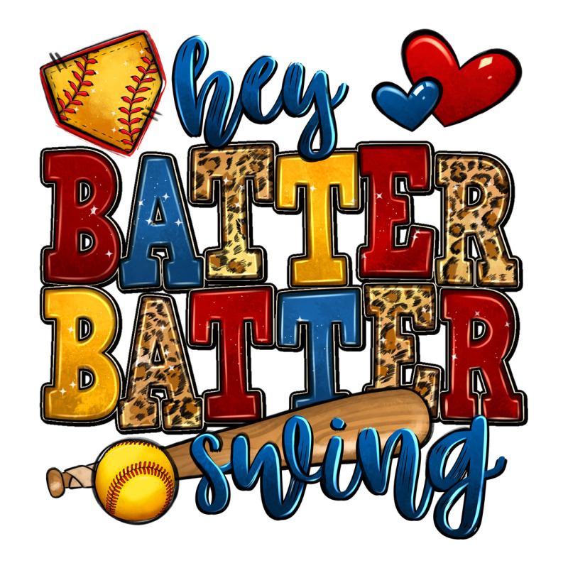 Hey Batter Batter Swing Softball Ladies Tee by Jasminsmagicworld | Teevron